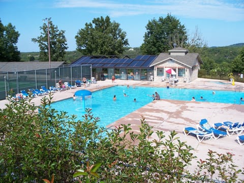 Indoor pool, a heated pool