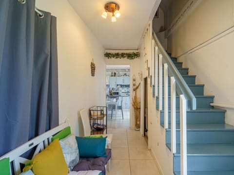 Property, Azure, Yellow, Interior Design, Floor, Flooring, Wood, Real Estate, Stairs