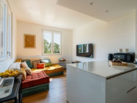 Sky, Property, Furniture, Table, Azure, Chair, Building, Window, Shade, Architecture