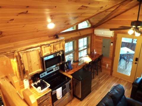 View of Living Area from Loft