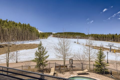 Mountain & resort view from the balcony
