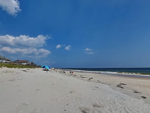 On the beach