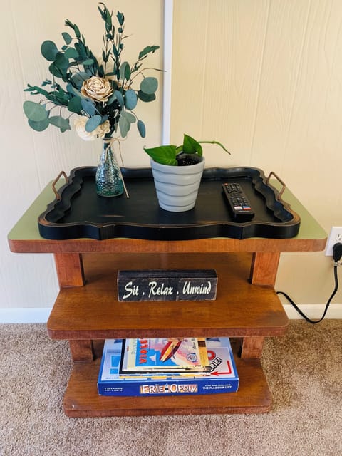 Games, puzzles, and books to enjoy.