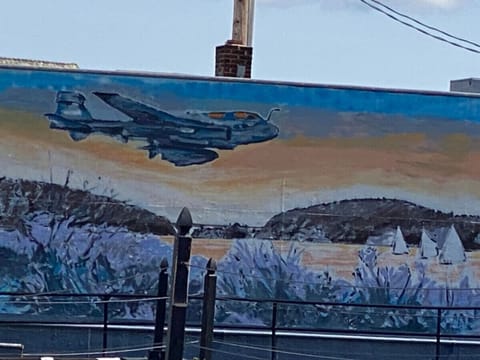 There are several really cool murals around town depicting life in Oak Harbor!