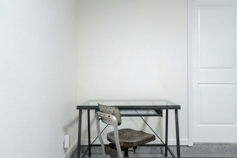 The game room desk is ideal for catching up on emails or relaxing with a book