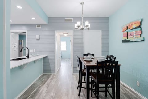 Dining and kitchen area