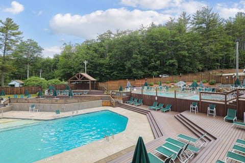 Indoor pool, a heated pool