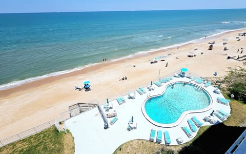 Sun loungers, beach towels