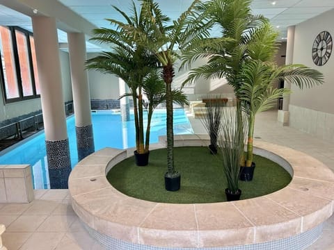 Indoor pool, a heated pool