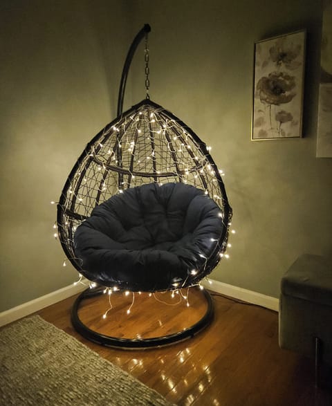 Curl up and get cozy in the living room.