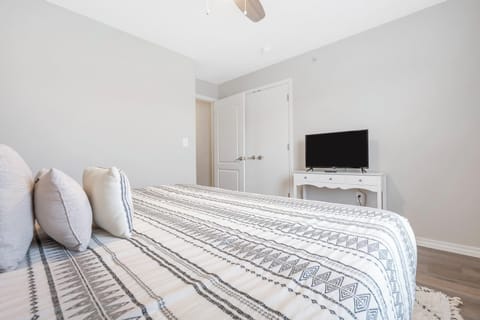 Bedroom 3 with King bed, and TV