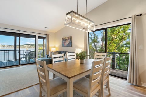 Dining table with seating for 6