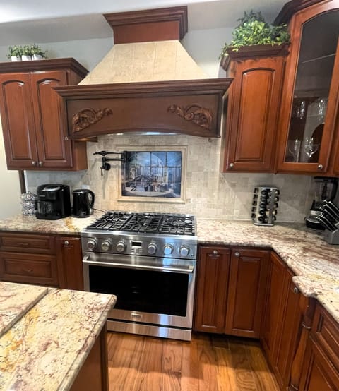 Brand new gas stove and oven.