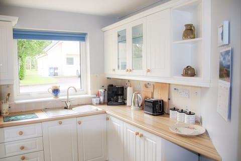 Self catering Kitchen in Dunmore Villas Holiday Home No 1 - seaside family-friendly holiday home in Dunmore East, Co. Waterford, Ireland