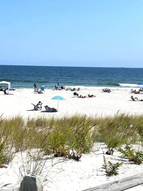 On the beach