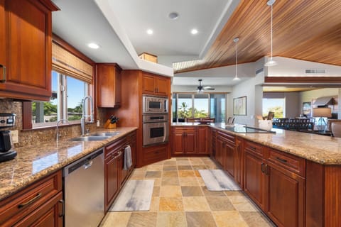 Fully stocked kitchen