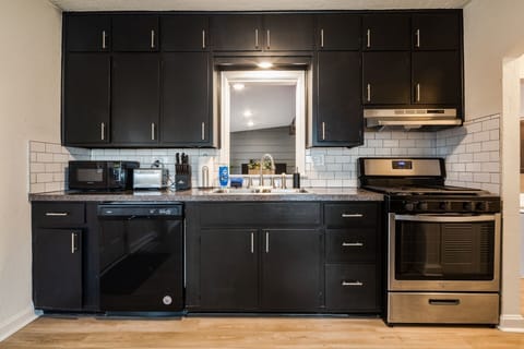 Indoors, Kitchen, Microwave, Oven, Cooktop