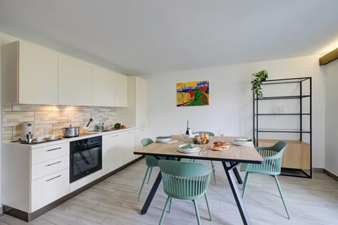 Kitchen and dining area
