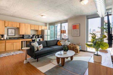 Relax in a bright and cozy living area