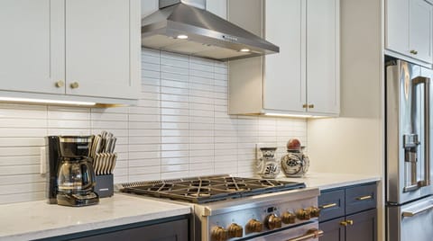 Fully equipped kitchen with all the essentials plus massive island