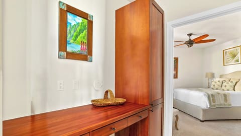 Pili Mai Resort at Poipu #08D - Desk Area & Guest Bedroom - Parrish Kauai