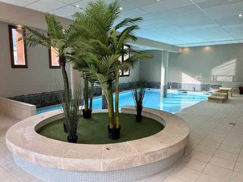 Indoor pool, a heated pool