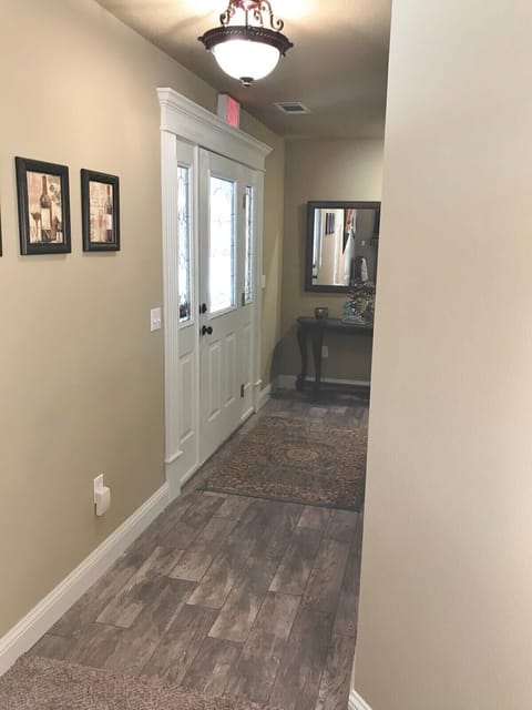 Entry hall provides access to the great room