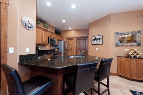 Fully stocked kitchen