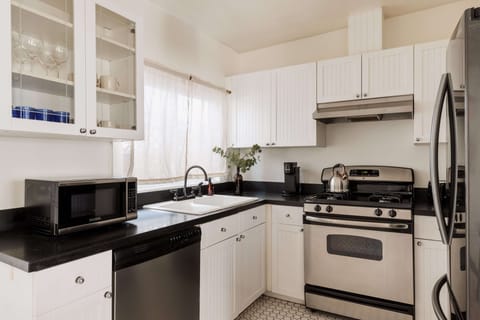 Fully stocked kitchen