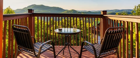 Enjoy the breathtaking views with a cup of coffee or glass of wine.