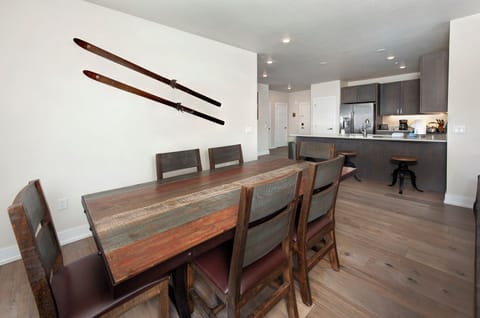 Enjoy delicious meals or gather the family around the dining room table for game night!