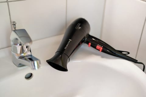 Shower, hair dryer