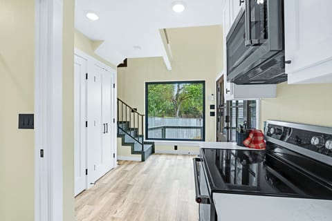 Looking back to the entryway