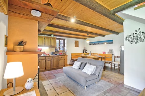 Kitchen and dining area