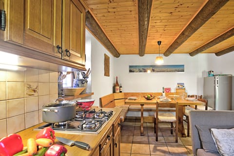 Kitchen and dining area