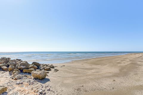 On the beach