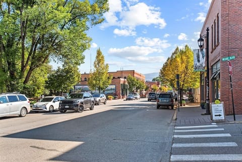 Your perch is located in this building on the top floor for privacy and great access to Carbondale's lively downtown.
