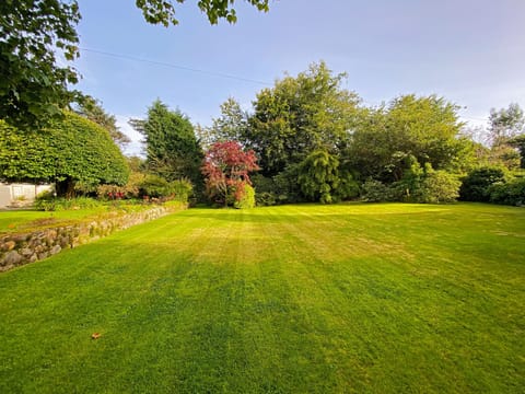 Large front lawn