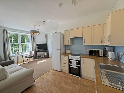 Open plan kitchen and living room
