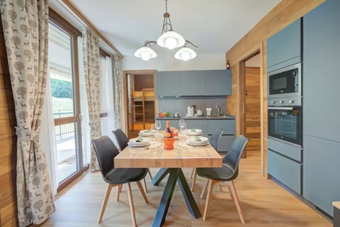 Kitchen and dining area