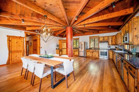 The open floor plan ensures amazing views from all living spaces.