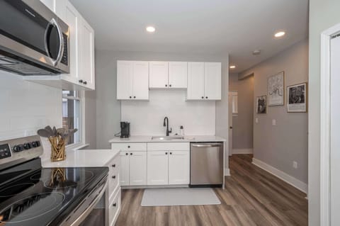Apt 1 – The kitchen is spacious & well equipped for your visit to Covington