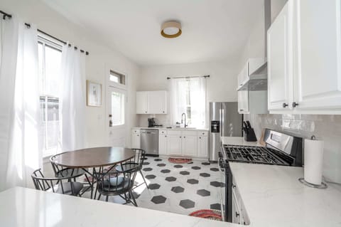 Dining and kitchen area