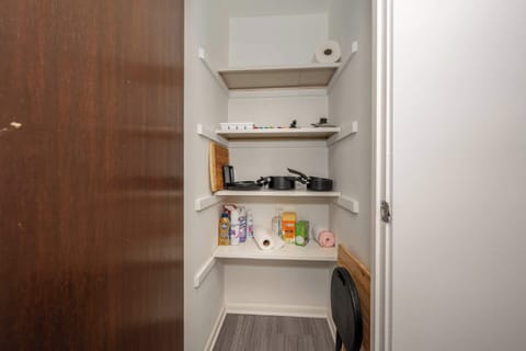 The efficient, open kitchen offers ample space & all the comforts of home