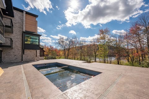 Indoor pool, a heated pool