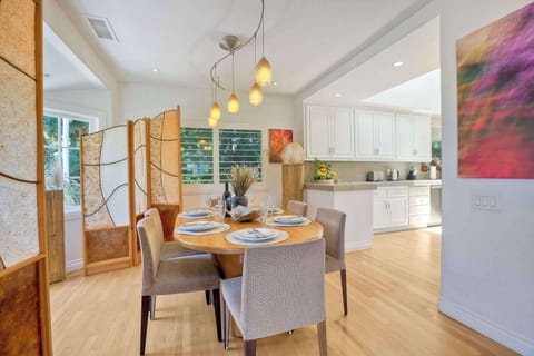 Dining table with seating for 6