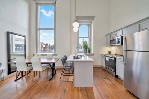 Kitchen: Where culinary magic meets shared moments: A seamless blend of kitchen and dining table for everyday living.