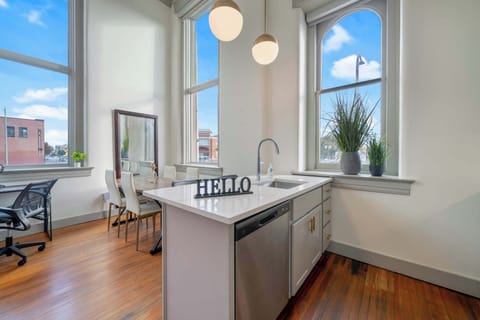 Kitchen: Where culinary magic meets shared moments: A seamless blend of kitchen and dining table for everyday living.