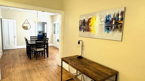 This is the perfect space to get your work done and still be in the mix.