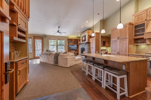 Even entering the beautifully remodeled and spacious condo is breathtaking with the views of the mountain from every single window.